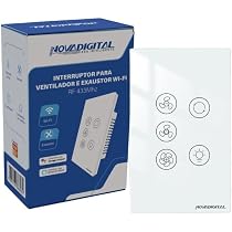 Interruptor Wifi Para Ventilador De Teto Exaustor Luz Smart Branco ...