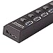 HDE 7-Port SuperSpeed USB 3.0 Hub with Individual On/Off Switches, 1.75ft USB Data Cable, and 5V 2A Power Adapter Included