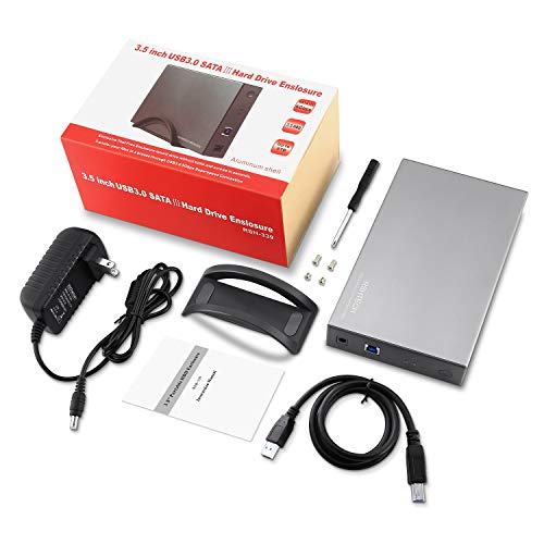 RSHTECH USB 3.0 to SATA Hard Drive Enclosure for 2.5 inch 7mm and 9.5mm