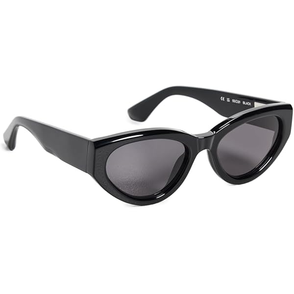 Saint Laurent Women's Monogram Cat Eye Sunglasses, Black