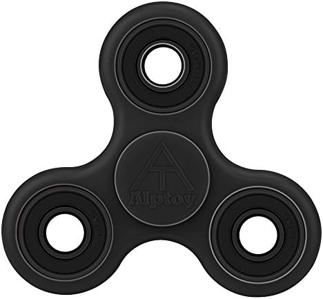 Alptoy Mmrm Light ADHD Anxiety Autism Stress Reducer Fidget Hand Five Quinary Spinner EDC Toy-Black