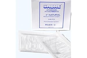 500 Standard Tagging Tag Gun Fasteners Pin Barb Size: 3" Natural Sabre Standard Attachments (50 / Pack)