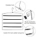 DOIOWN Pants Hangers Slacks Hangers Space Saving Non Slip Stainless Steel Clothes Hangers Closet Organizer for Pants Jeans Trousers Scarf (2-Pack, Large size17.1''High x 15.9''Width)