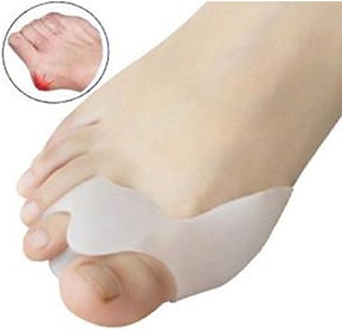Ziaxa(TM) 2Pcs/Lot Cheap Silicone Foot Care Tool Gel Foot toe Separator Bunion Protector Straightener Corrector Pedicure Bunion Protector