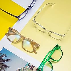 VISOONE Blue Light Blocking Glasses Square with