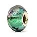 Authentic Trollbeads Glass 60184 Turquoise Prism