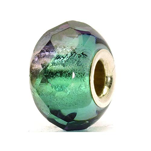 Authentic Trollbeads Glass 60184 Turquoise Prism