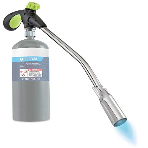 Ivation Charcoal Starter, Propane Charcoal Lighter, Quickly & Easily