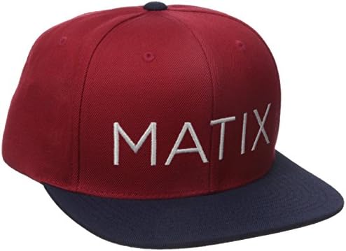 Matix Men's Monoset Two Tone Hat, Cardinal, One Size