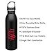 WaterVault Classic Single Wall Stainless Steel Water Bottle with Leak Proof Loop Cap, Bpa-Free Sport Canteen, 24oz