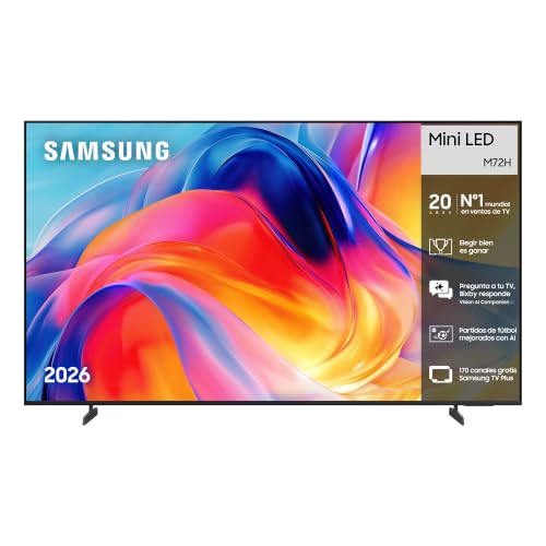 TV 55 Pulgadas Mini LED M72H 4K Smart TV con Vision AI Companion, Modo AI Football TV Plus, Deportes, Cine y Gaming