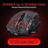 Redragon M913 Impact Elite Wireless MMO Gaming Mouse 16000 DPI 12 Side Buttons view 2