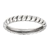 Silpada 'Belle Fleur' Twisted Stacking Ring in Sterling Silver
