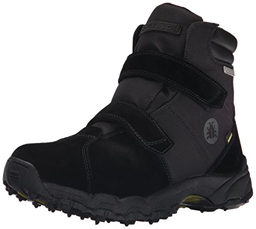 mens snow boots velcro closure