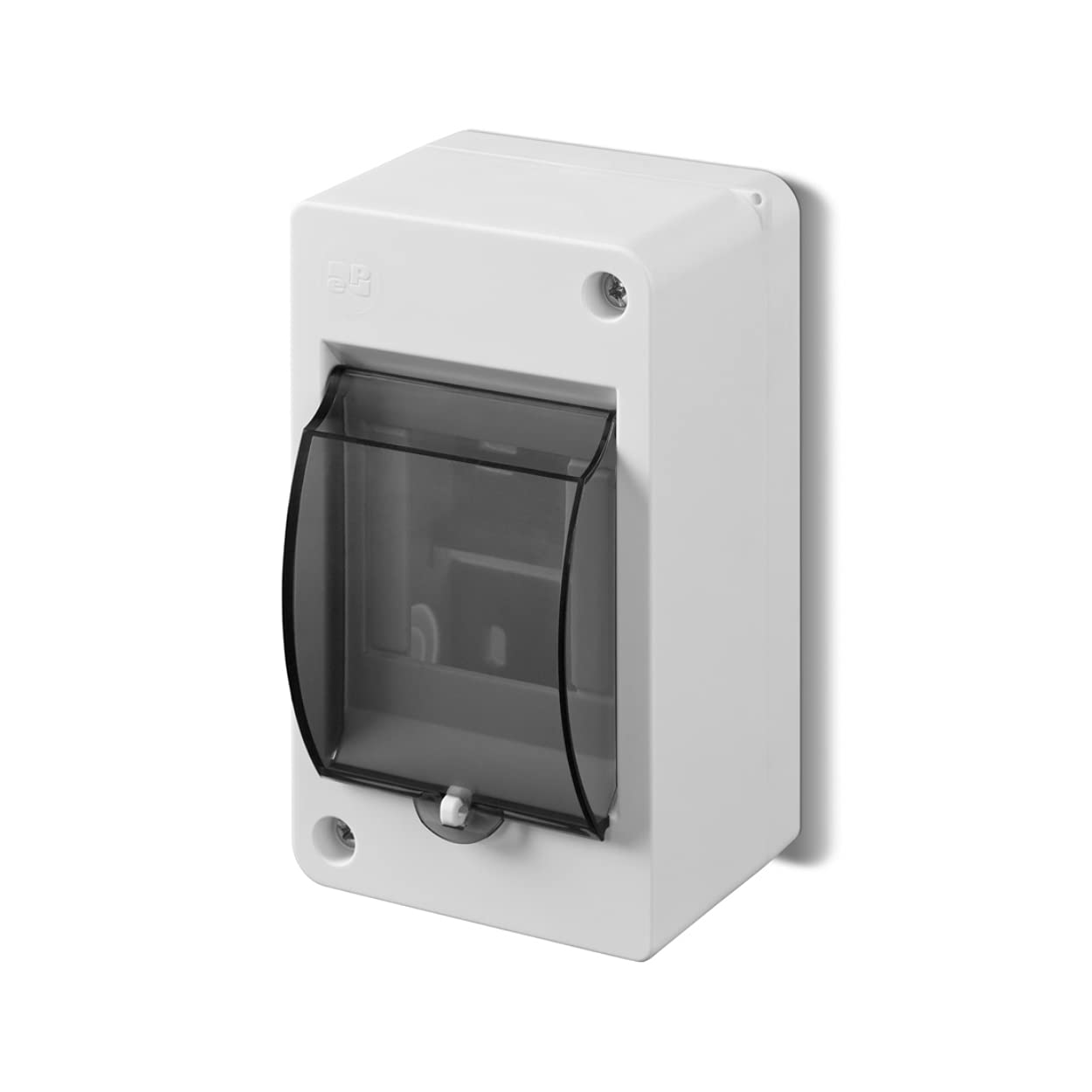ELEKTRO-PLAST Surface-Mounted Small Distribution Box Fuse Box 1 Row 3 Modules IP30 Light Grey