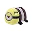 Set of 4 Ty Teeny Tys Despicable Me 3 Minion Turist Jerry, Minion Turist Dave, Minion Prison Mel & Unicorn Fluffy Stackable Beanies Plush + Free Gift (3 pieces bell charm)