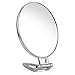 Adeeing Tabletop Hand Held Makeup Vanity Mirror Portable Travel Wall-Mounted Hanging Beauty Accessories, Double Sided Swivel,Ellipse Stand