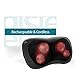 Sable Cordless Shiatsu Back Neck Massager, Deep Kneading Massage Pillow with Heat, Rechargeable Pillow Massager for Shoulders, Lower Back, Calf, Legs, Foot - Use at Home, Office, and Car