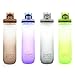 TClian Sport Water Bottle 600ml 20oz, BPA Free Plastic, Flip Top Lid, Opens With 1-Click for Gym, Cycling, Camping, Running, Hiking, Travelling and Outdoors (Green)