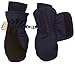 N'Ice Caps Kids Easy On Thinsulate Waterproof Velcro Wrap Mitten (8-10 Years, Navy/Black)