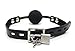 Gag - Soft Silicone Ball Gag - The Beginner Gifts for BDSM Fetish Sexy Bondage Restraints(pink) (black)