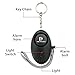 2 Pack Personal Security Alarm 130DB SOS Emergency Personal Alarm Keychain for Women, Children, Elderly, Superior with Explorer Self Defense Electronic Device (2Pack Black)
