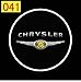 2 X 5th Gen car door Shadow laser projector logo LED light for Chrysler 300 Aspen Cirrus Concorde Crossfire Delta Neon Pacifica PT Cruiser Stratus Grand Voyager 200C EV Nassau...