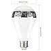 1byone Wireless Bluetooth 4.0 Speaker Dimmable Multicolored LED Light Bulb