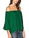 ALLY-MAGIC Womens Chiffon Off Shoulder Top Batwing Short Sleeve Shirt C4734