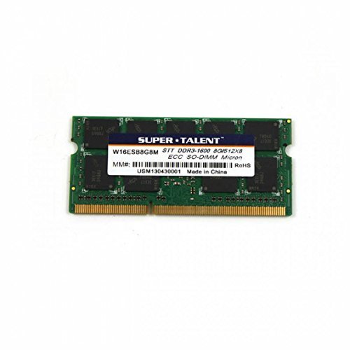 SUPER-W16ESB8G8M-Super-Talent-DDR3-1600-SODIMM-8GB1Gx72-ECC-CL11-Server-Memory