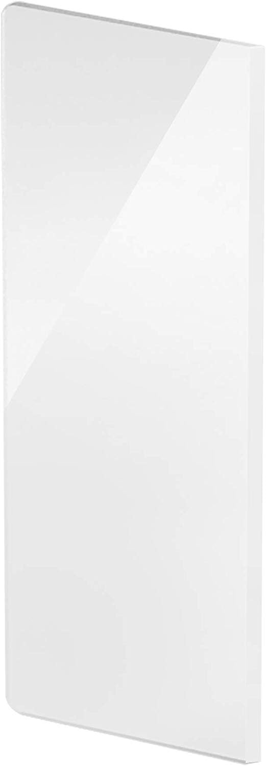 SIBE-R Plastic Supply 12" inch Tall 4.5" inch Wide Acrylic Icing Frosting Buttercream Smoother Scraper 3/16" Thick