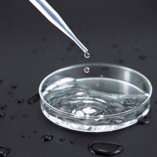 UPlama 30PACK Petri Dish Set with Lids, 10PACK 90mm x 15mm/10PACK 60mm x 15mm/10PACK 100mm x 16mm Sterile Plastic Petri Dish Set with 100 Plastic Transfer Pipettes (3ml) Perfect Kit