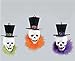 Skeleton Head Ornament, Assortment of 3