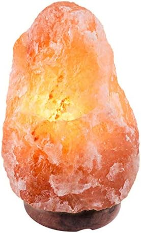 Natural Pink Himalayan Crystal Rock Salt Lamp, SZRWD Crystal Rock Salt Lamp with BS Standard Electric Plug 100% Authentic- Beautiful Pink Coloured
