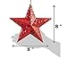 Country Americana 8 Inch Size 3D Metal Stars for Wall, Door, Window and Barn Decor | Set of 3 Red, White and Blue for 4th of July or Patriotic Celebration