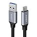 AUKEY USB C Cable 6ft Braided USB 3.0 Type C Cable Fast Charge for Samsung Galaxy S8 S8 Plus Note 8, LG V30 V20 G6 G5, Google Pixel 2/2 XL, HTC U11/10