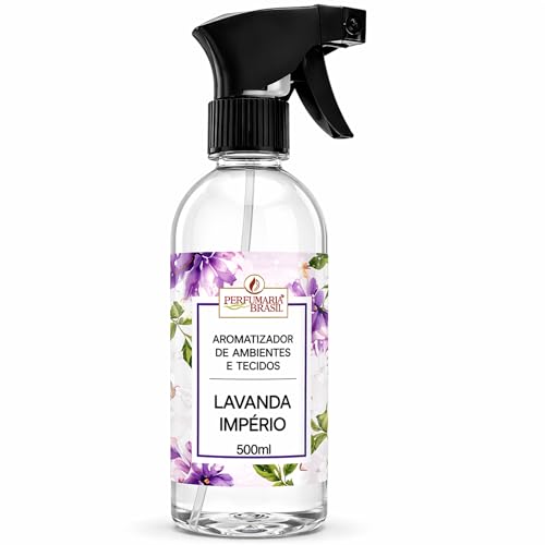 Aromatizador de Ambientes e Tecidos 500ml – Home Spray Perfumado Premium, Aroma Duradouro para Casa, Sofás, Cortinas e Roupas - Lavanda Imperio