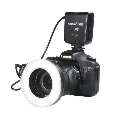 Aputure amaran ahl-h100 halo led light for canon camera…