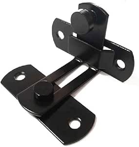 1 Pieza Cerradura De Gancho De Metal Cerradura Deslizante De Puerta