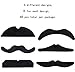 Fiesta Fake Mustaches - Cinco de Mayo/Mexican Party Favors/Supplies/Decorations Self Adhesive Beards Accessory