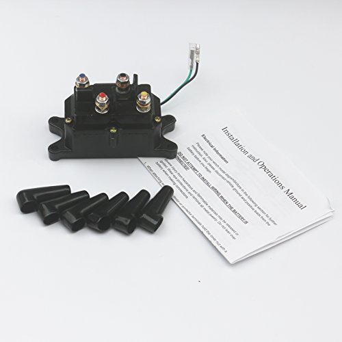 kipa Winch Solenoid Relay 12V 250A for ATV UTV SUV Jeep Trailer Hydraulic Pump Lift Jack Replace OEM Part # 63070 62135 74900 2875714 70715 with Waterproof Caps and Instruction Manual - Image 5