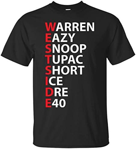 Westside Warren Eazy Snoop Tupac Short Ice Dre E40 T-Shirt