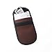 Pu Leather Cell Phone Anti-Tracking Anti-Spying GPS RFID Signal Blocker Pouch Case Bag Handset Function Bag (Brown)