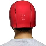 xcoser Adult Red Hood Helmet Mask Costume Props For Halloween Cosplay