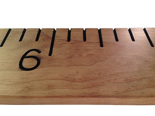 Engraved Wooden Ruler Growth Chart: Nursery Decor, Baby Shower Gift, Quality Family Heirloom