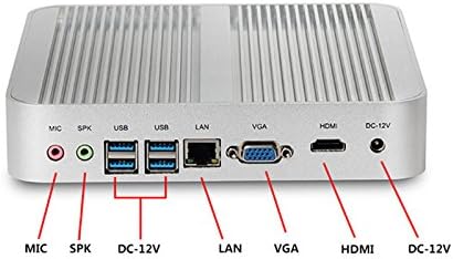 New Intel Haswell i5 4200U Fanless PC, Mini box PC, HTPC, Desktop PC support With 4G RAM, 256G SSD Support win 7/8 system 4 USB3.0 Support VGA HDMI dual diaplay HD 1080P 4K Media Player wifi included