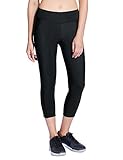 BALEAF Women's 3D Padded Compression Cycling Tights 3/4 Pants Wide Waistband UPF 50+