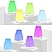 BAXIA TECHNOLOGY Essential Oil Portable Ultrasonic Cool Mist Humidifier, 8 LED Lights Waterless Auto Shut-Off fo Aroma Diffuser, 2-Pack, 100ML 2Pack