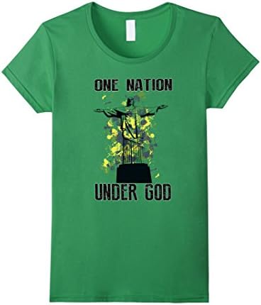 Women's ONE NATION UNDER GOD XL Grass