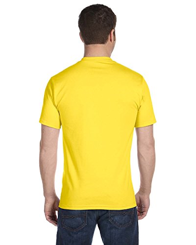 HN 5.2 OZ COMFORTSOFT TEE (YELLOW) (XL)